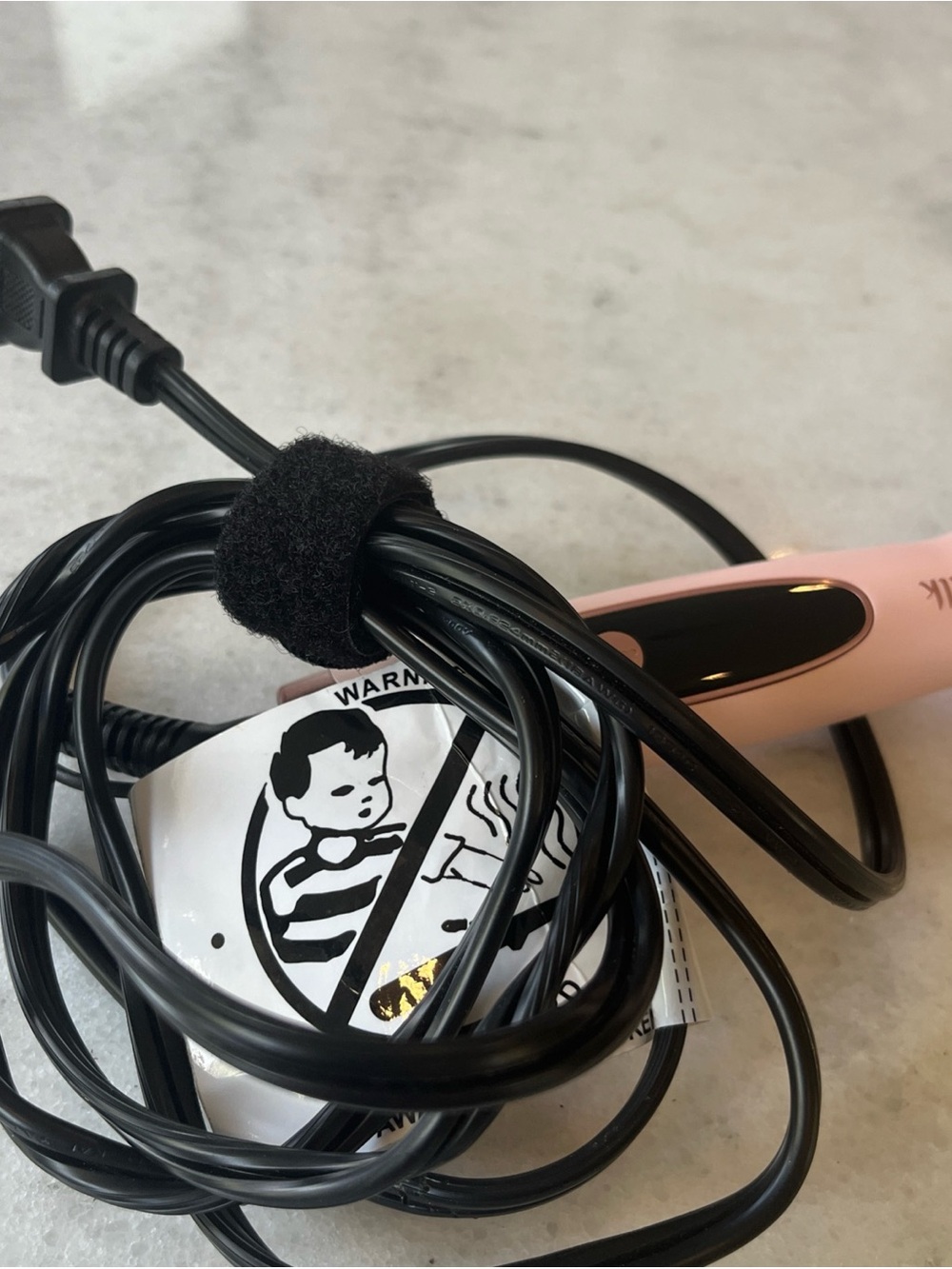 Wavytalk Pink lonic Curling Brush 1.25in Ceramic Digital Display 410°F. - Picture 4 of 8